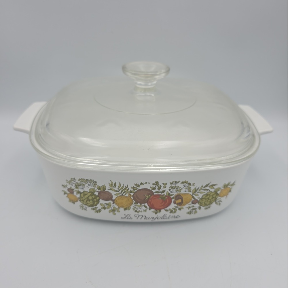 VTG CorningWare Spice of Life A-2-B 2L 2 Qt La Marjolaine Casserole w/ Lid